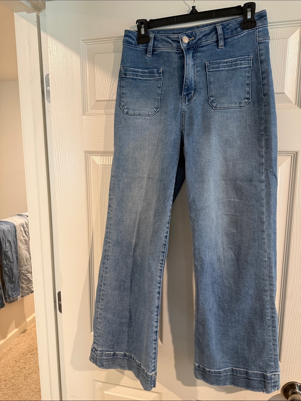 High-Waist Wide-Leg Women’s Jeans in Light Wash